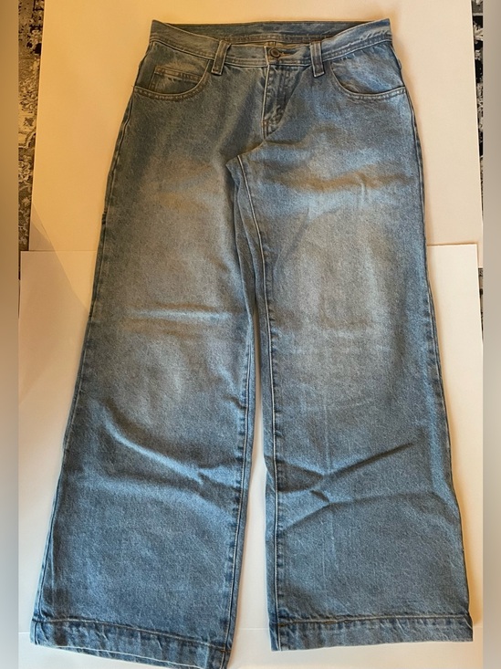Brandy Melville Denim - Brandy Melville John Galt Light Blue Straight Low Rise Denim Jeans